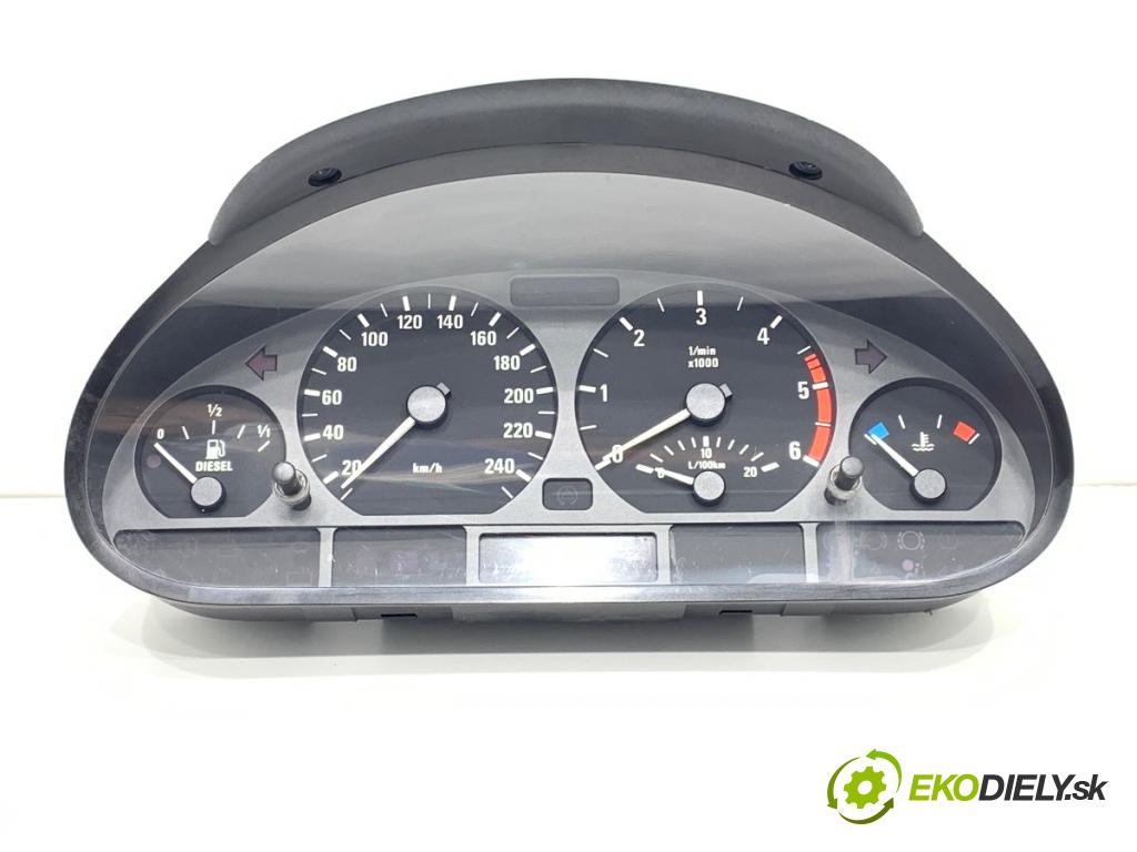 BMW E46 sedan 2000 100 kW 320 d 1951 Prístrojovka 6902364 (Prístrojová doska)