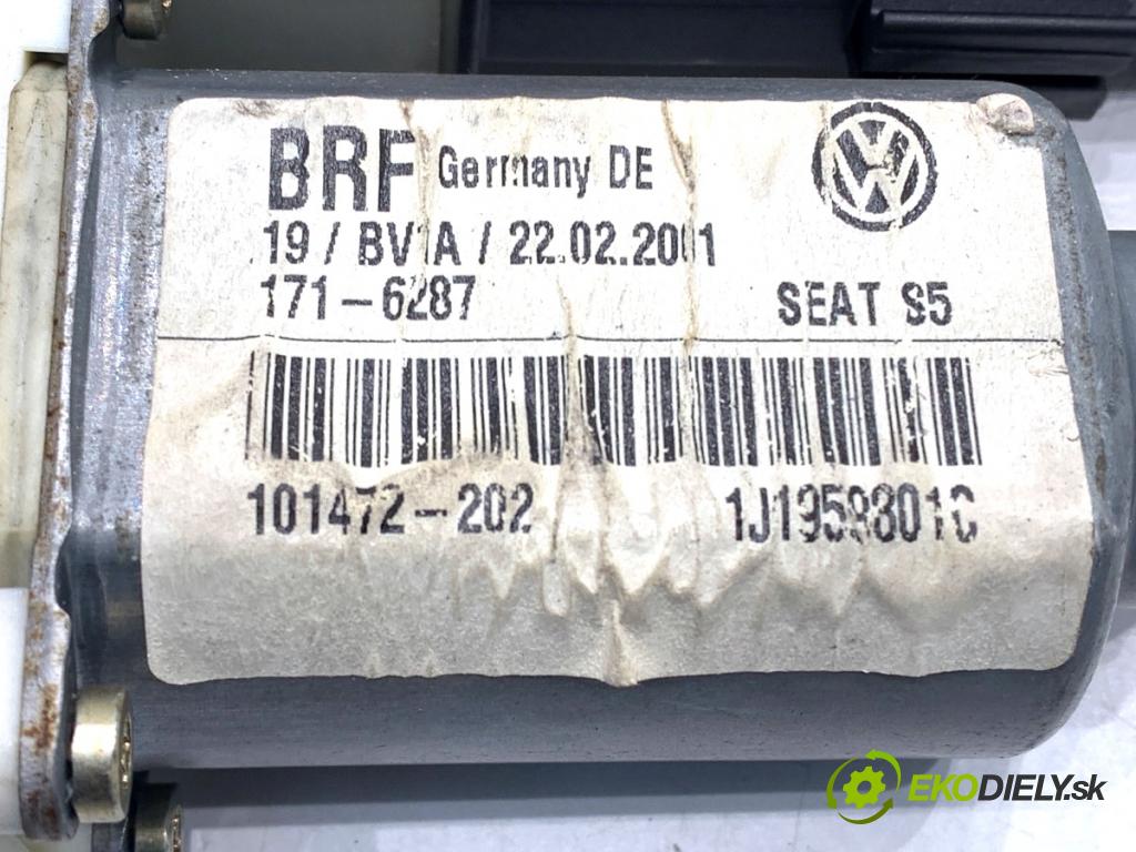 SEAT LEON I liftback 2001 77 kW 1.6 16 V 1598 motorek sťahovaní okna přední část levý 1J1958801C (Ostatné)
