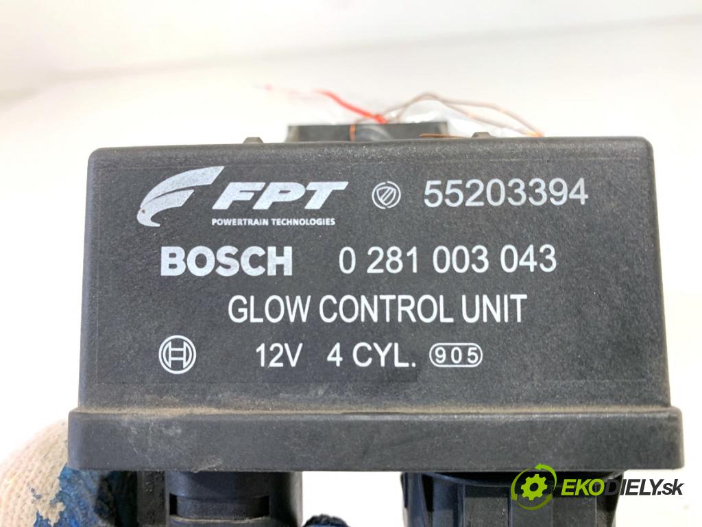 FIAT BRAVO II liftback 2010 66 kW 1.6 D Multijet (198AXM1B) 1598 relé sviečok žhavenia 55203394 (Relé)