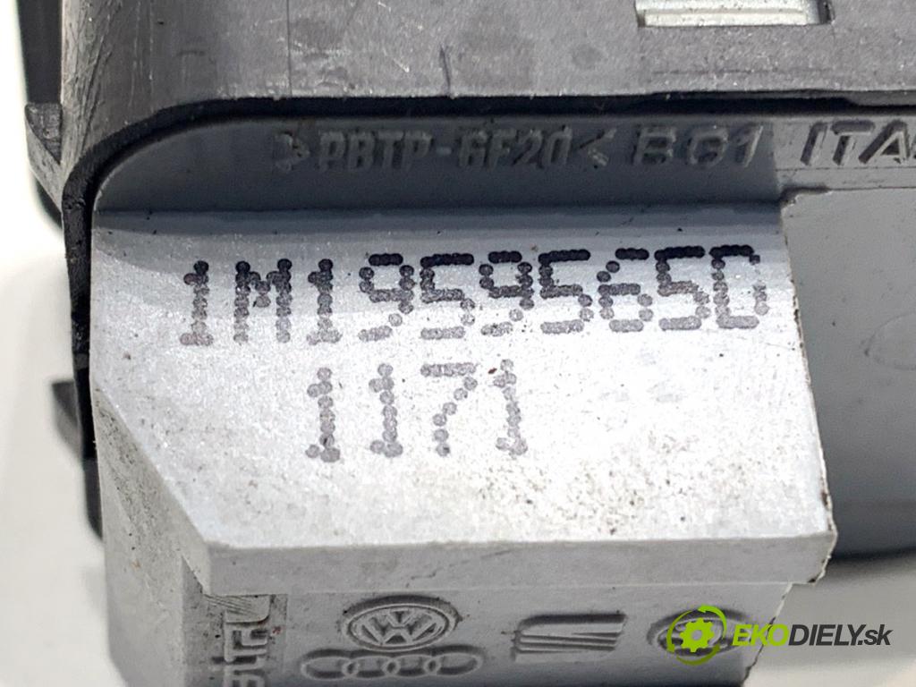 SEAT LEON I liftback 2001 81 kW 1.9 TDI 1896 Prepínač nastavenia spätných zrkadiel 1M1959565D (Prepínacie páčky pod volantom)