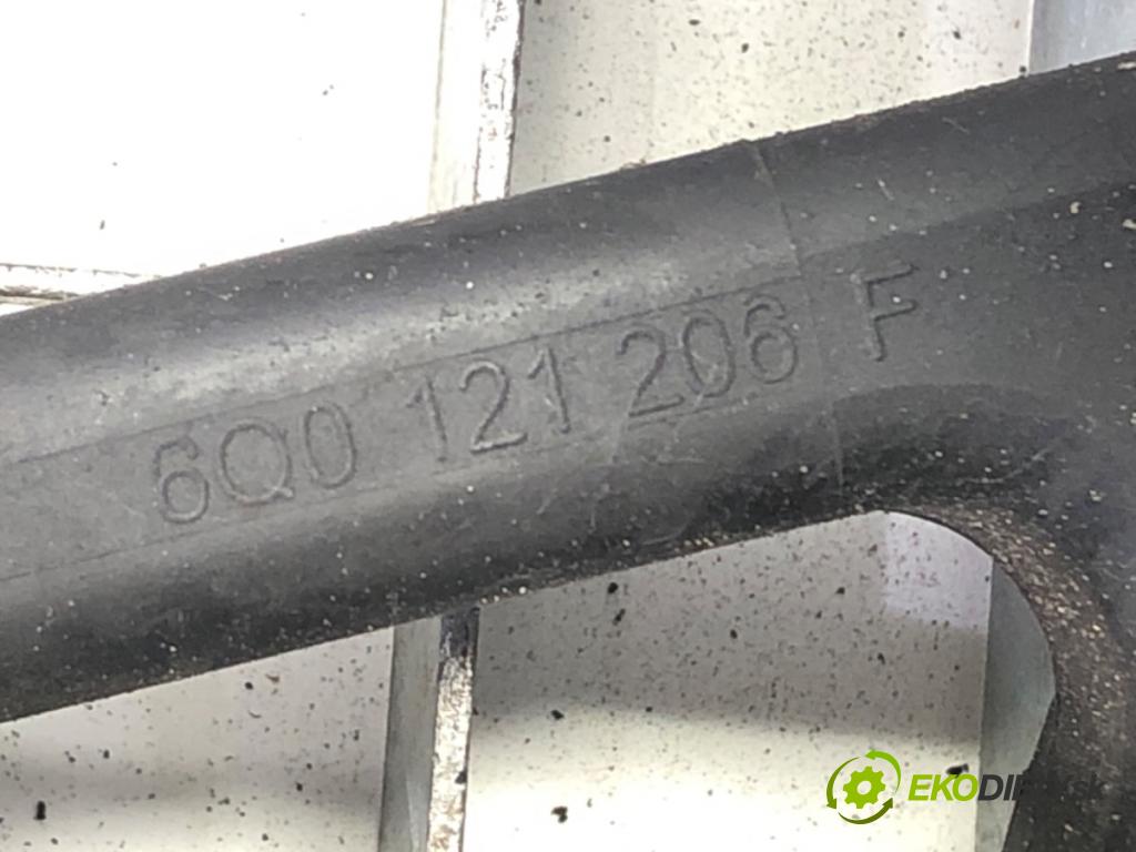 SKODA FABIA II liftback 2007 51 kW 1.2 1198 ventilátor chladiče 6Q0121206F (Ventilátory)