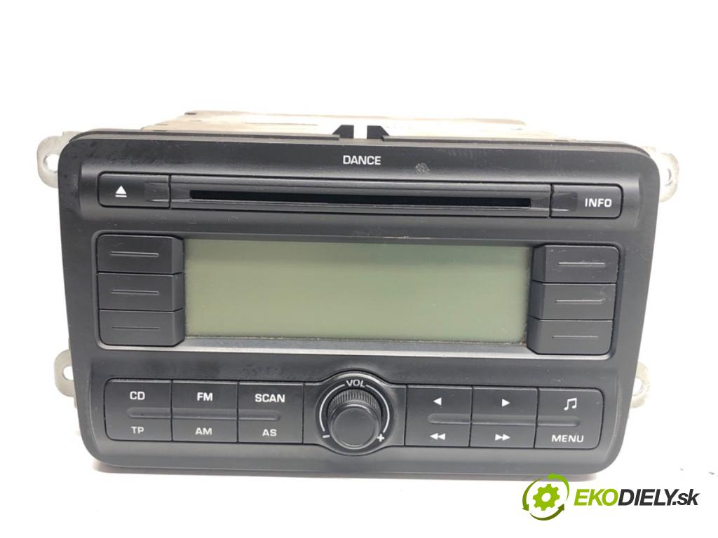 SKODA FABIA II liftback 2007 51 kW 1.2 1198 RADIO 5J0035161 (Audio zařízení)