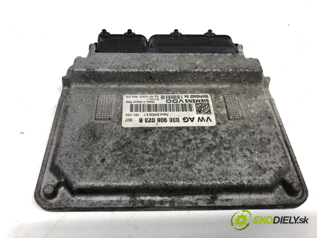 SKODA FABIA II liftback 2007 51 kW 1.2 1198 riadiaca jednotka Motor 03E906023B (Riadiaca jednotka)