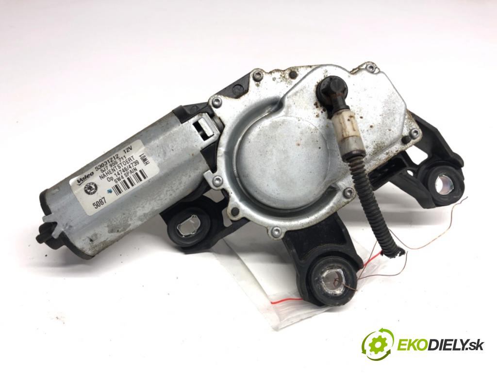 SKODA FABIA II liftback 2007 51 kW 1.2 1198 motor stěračů zadní část 5J7955711