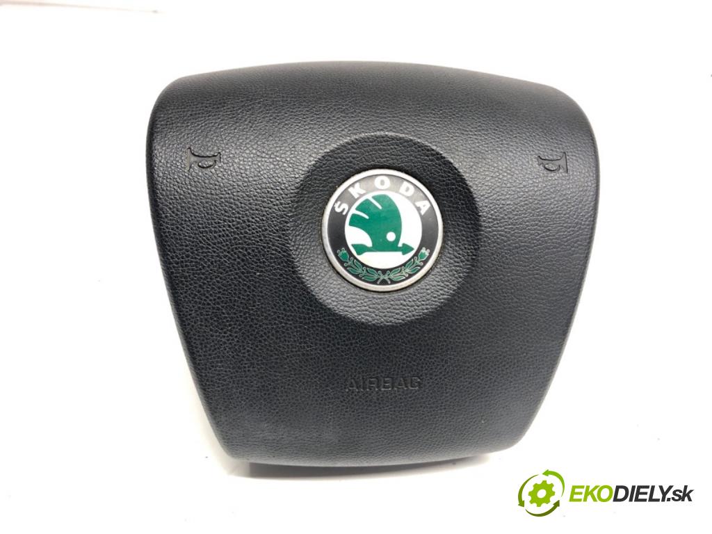 SKODA FABIA II liftback 2007 51 kW 1.2 1198 AirBag volantu 5J0880201B (Airbagy)