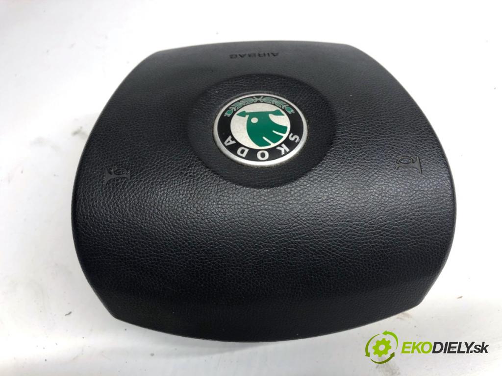 SKODA FABIA II liftback 2007 51 kW 1.2 1198 AirBag volantu 5J0880201B (Airbagy)