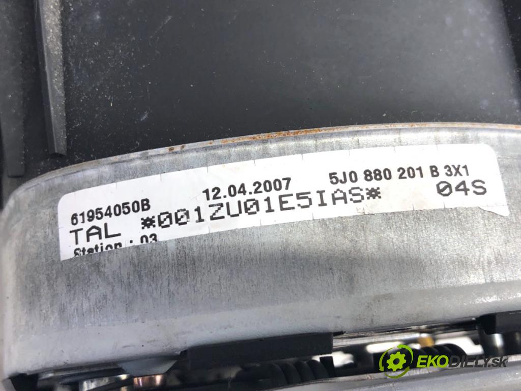 SKODA FABIA II liftback 2007 51 kW 1.2 1198 AirBag volantu 5J0880201B (Airbag)
