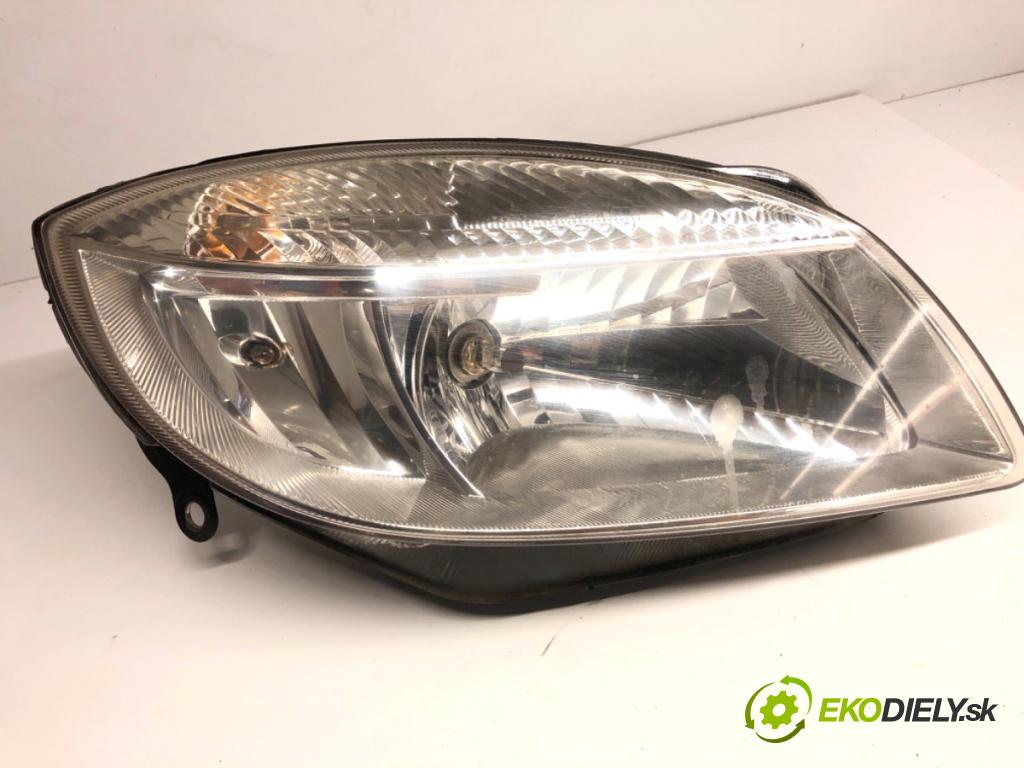 SKODA FABIA II liftback 2007 51 kW 1.2 1198 světlomet pravý přední část 