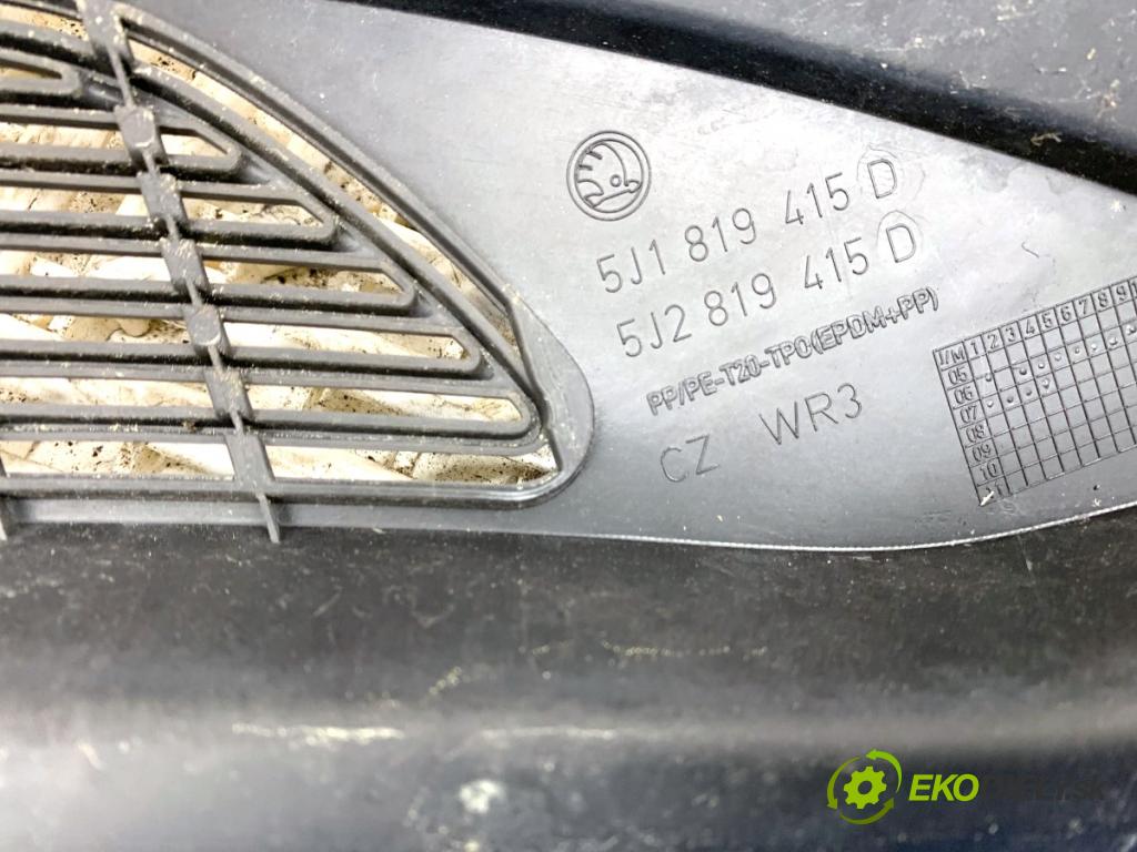SKODA FABIA II liftback 2007 51 kW 1.2 1198 Torpédo, plast pod čelné okno 5J1819415D (Torpédo (plast pod čelným sklom))