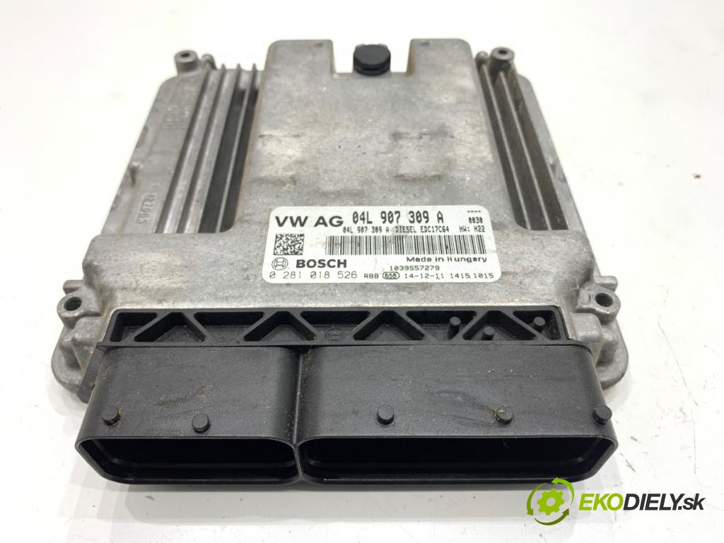 VW GOLF VII liftback 2014 110 kW 2.0 TDI 1968 riadiaca jednotka Motor 04L907309A (Riadiaca jednotka)