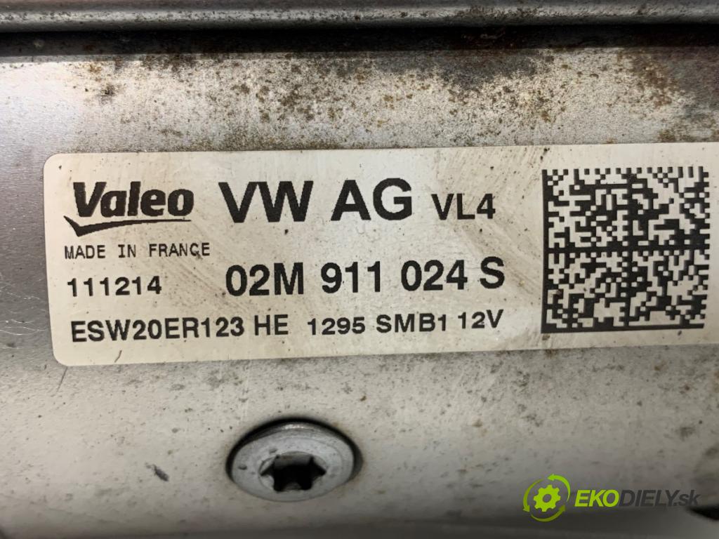 VW GOLF VII liftback 2014 110 kW 2.0 TDI 1968 Štartér 02M911024S (Štartér)
