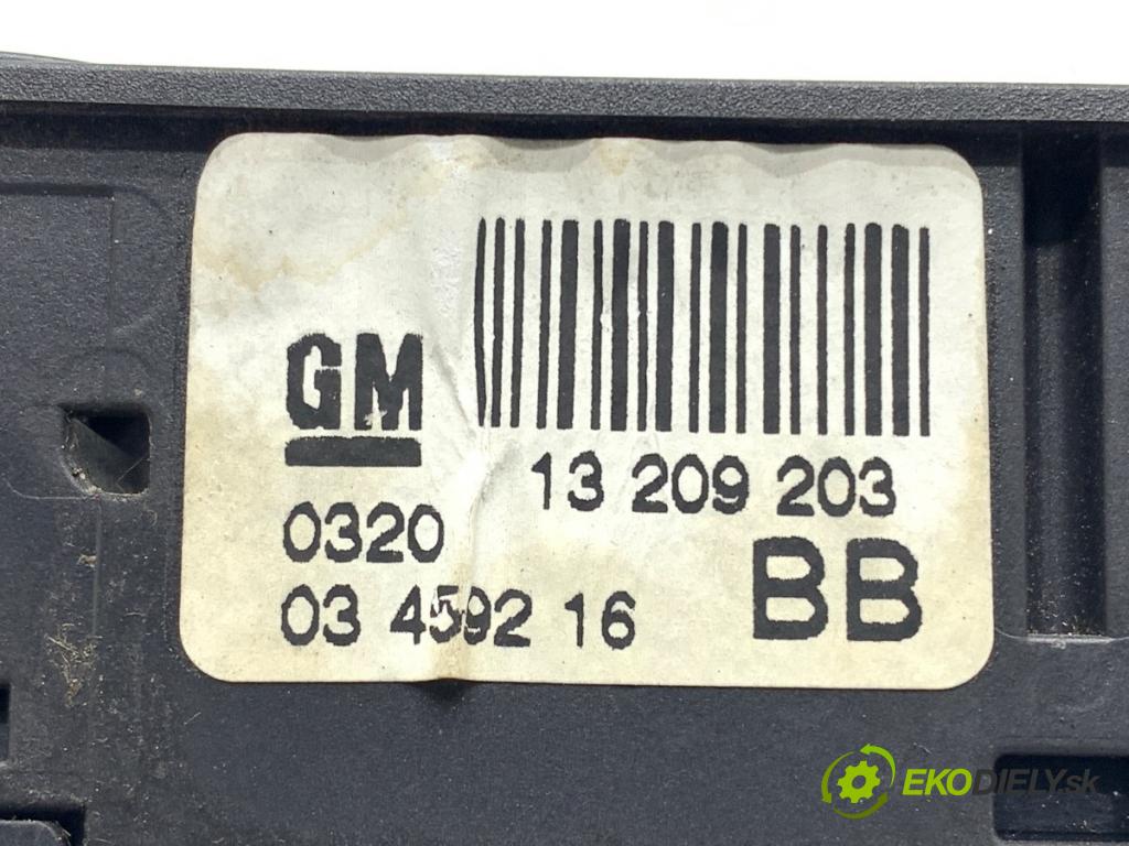 OPEL ASTRA H Kombi 2005 74 kW 1.7 CDTI (L35) 1686 Prepínač okien 13209203 (Prepínacie páčky pod volantom)