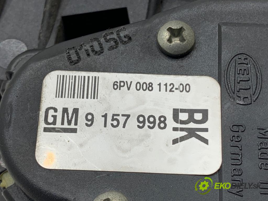 OPEL ASTRA H Kombi 2005 74 kW 1.7 CDTI (L35) 1686 Potenciometer plynu 9157998 (Potenciometer plynového pedálu)