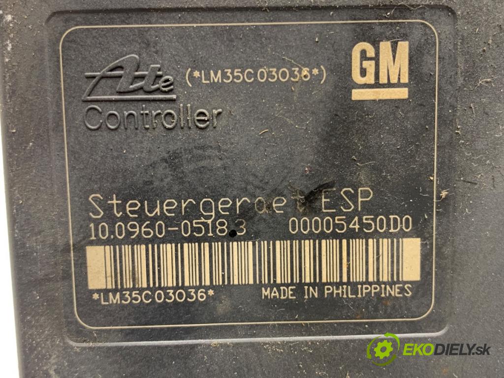 OPEL ASTRA H Kombi 2005 74 kW 1.7 CDTI (L35) 1686 Pumpa ABS 13157578 (Pumpa ABS)