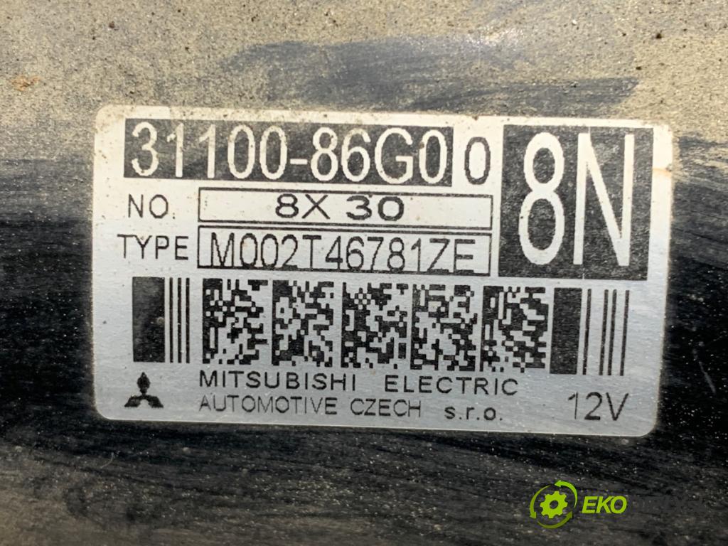 FIAT SEDICI SUV 2009 79 kW 1.6 16V 4x4 1586 Štartér 31100-86G00 (Štartér)