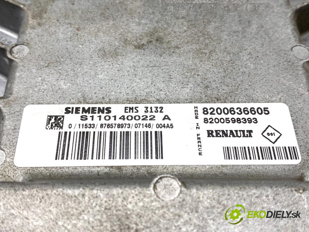 DACIA LOGAN Kombi 2007 77 kW 1.6 16V (KS0L, KS0M, KS0P, KS1S) 1598 riadiaca jednotka Motor 8200636605 (Riadiaca jednotka)