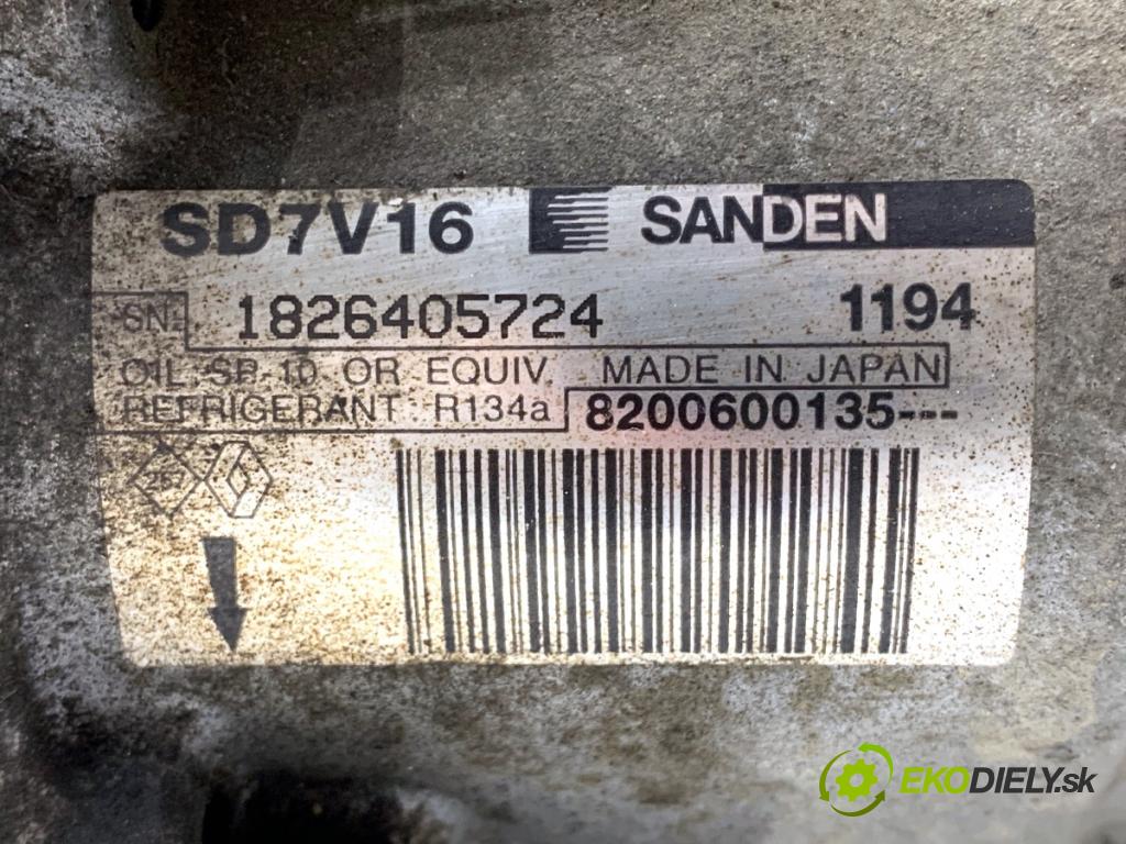 DACIA LOGAN Kombi 2007 77 kW 1.6 16V (KS0L, KS0M, KS0P, KS1S) 1598 Kompresor klimatizácie 8200600135 (Kompresor klimatizácie)