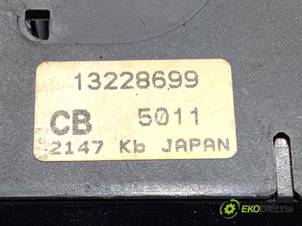 OPEL ASTRA H kabriolet 2007 85 kW 1.6 (L67) 1598 Prepínač okien 13228699 (Prepínacie páčky pod volantom)