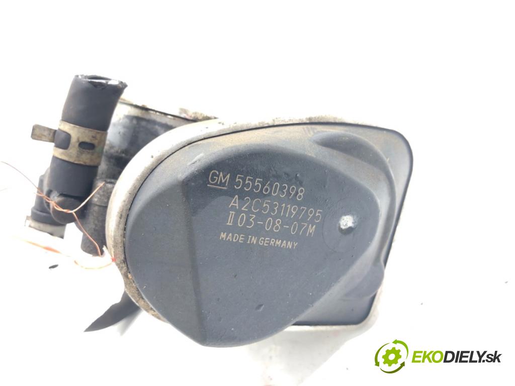 OPEL ASTRA H kabriolet 2007 85 kW 1.6 (L67) 1598 Škrtiaca klapka 55560398 (Škrtiaca klapka)
