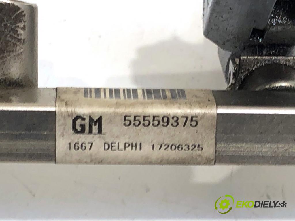 OPEL ASTRA H kabriolet 2007 85 kW 1.6 (L67) 1598 Lišta vstrekovacia 55559375 (Vstrekovacia lišta)