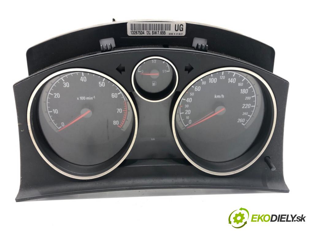 OPEL ASTRA H kabriolet 2007 85 kW 1.6 (L67) 1598 prístrojovka 13267534 (Přístrojové desky, displeje)
