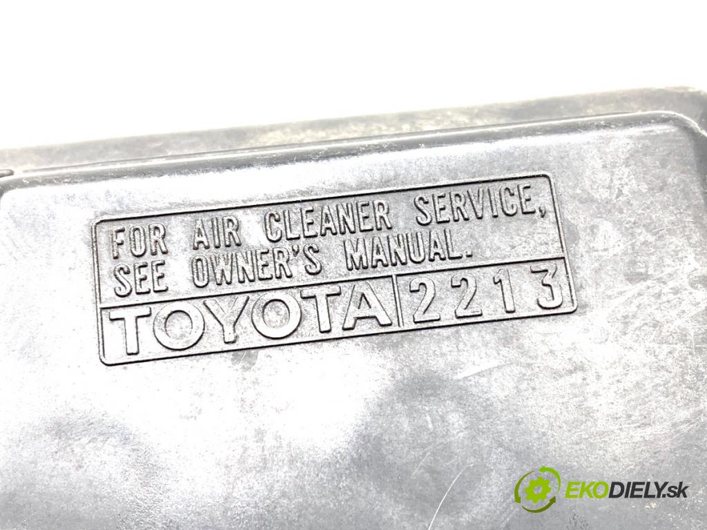 TOYOTA COROLLA E12 liftback 2002 141 kW 1.8 VVTL-i TS (ZZE123) 1796 Obal filtra vzduchu 90080-91218 (Obal filtra vzduchu)