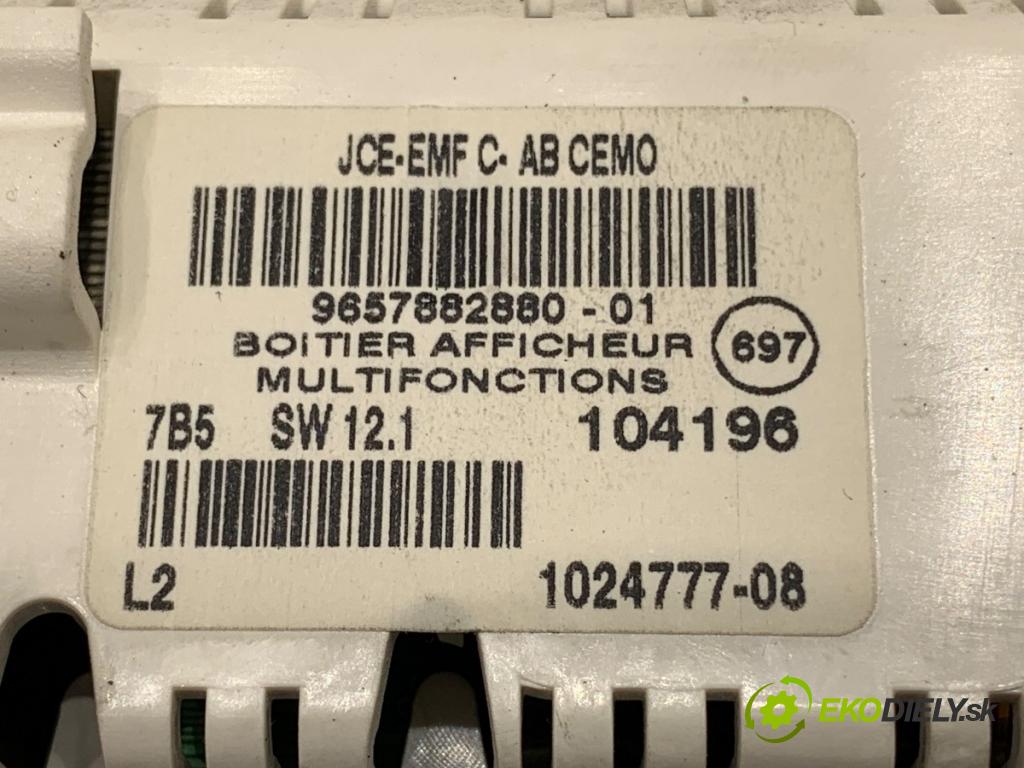 CITROEN C4 I liftback 2005 80 kW 1.6 16V 1587 Dislpej 9657882880 (Prístrojová doska)