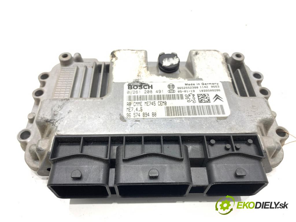 CITROEN C4 I liftback 2005 80 kW 1.6 16V 1587 riadiaca jednotka Motor 9657489480 0261208491 (Riadiaca jednotka)