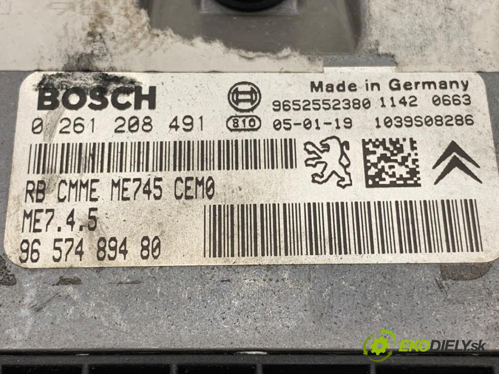 CITROEN C4 I liftback 2005 80 kW 1.6 16V 1587 riadiaca jednotka Motor 9657489480 0261208491 (Riadiaca jednotka)