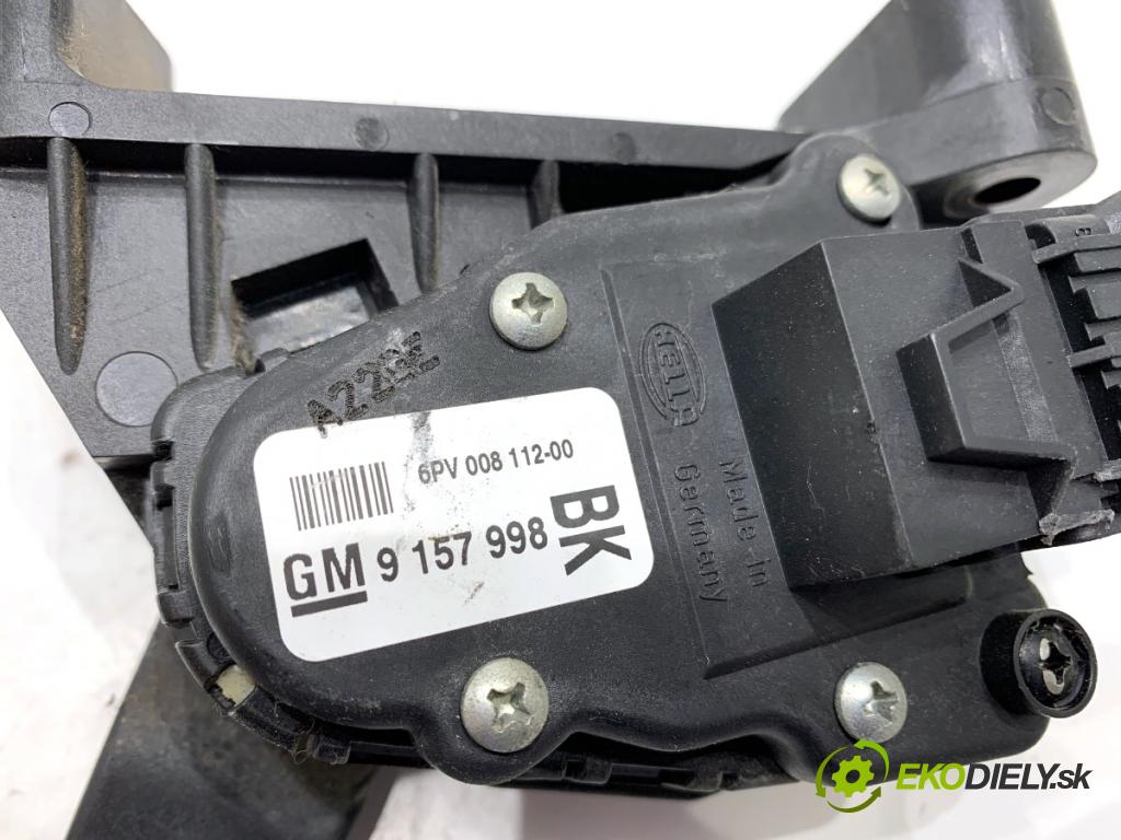 OPEL ASTRA H Kombi 2006 74 kW 1.9 CDTI (L35) 1910 Potenciometer plynu 9157998 (Potenciometer plynového pedálu)