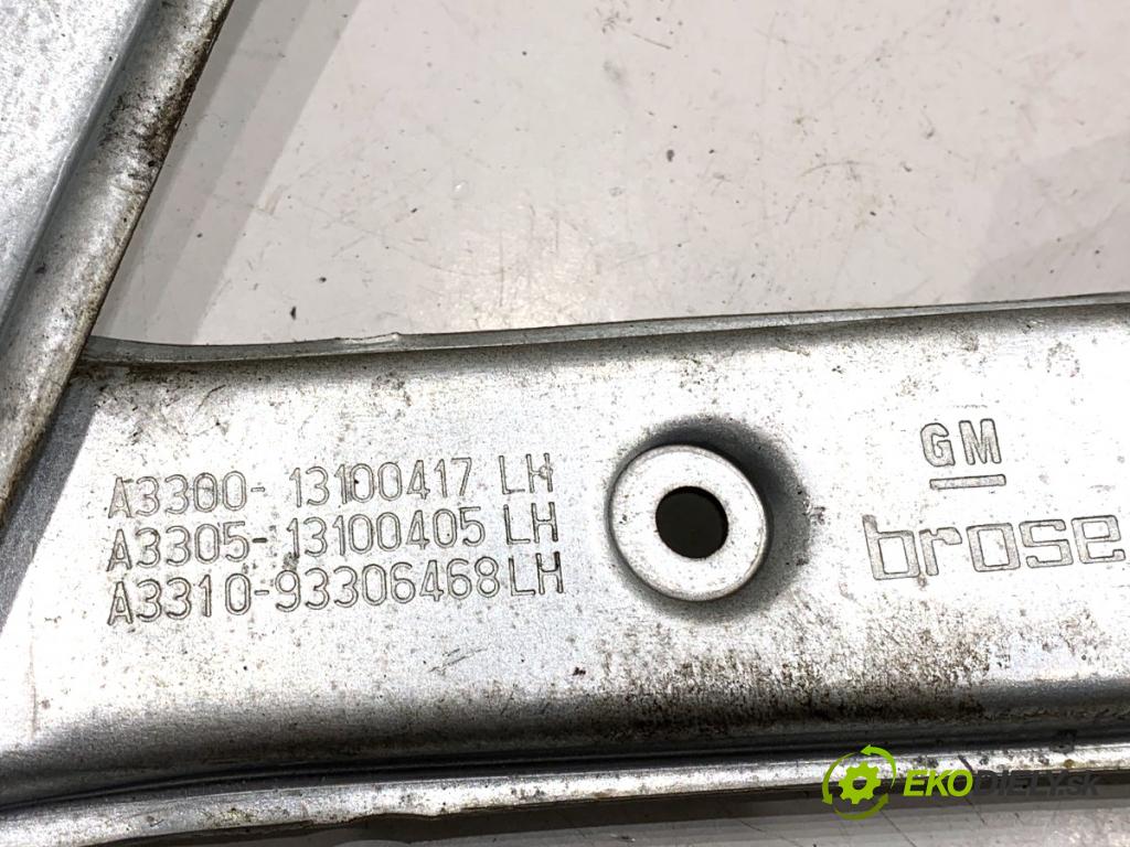 OPEL ASTRA H Kombi 2006 74 kW 1.9 CDTI (L35) 1910 mechanismus okna levý přední část A3300-13100417