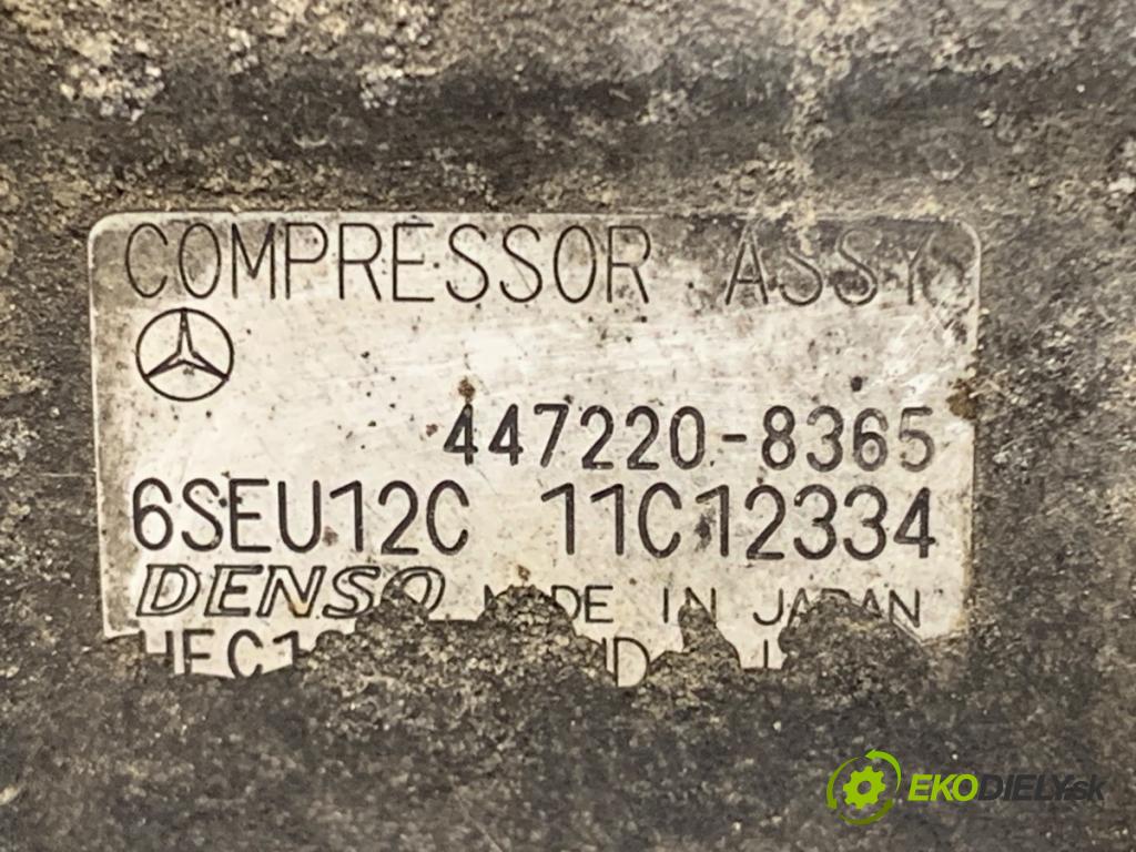 MERCEDES-BENZ W168 liftback 2002 70 kW A 170 CDI (168.009, 168.109) 1689 Kompresor klimatizácie 447220-8365 (Kompresor klimatizácie)