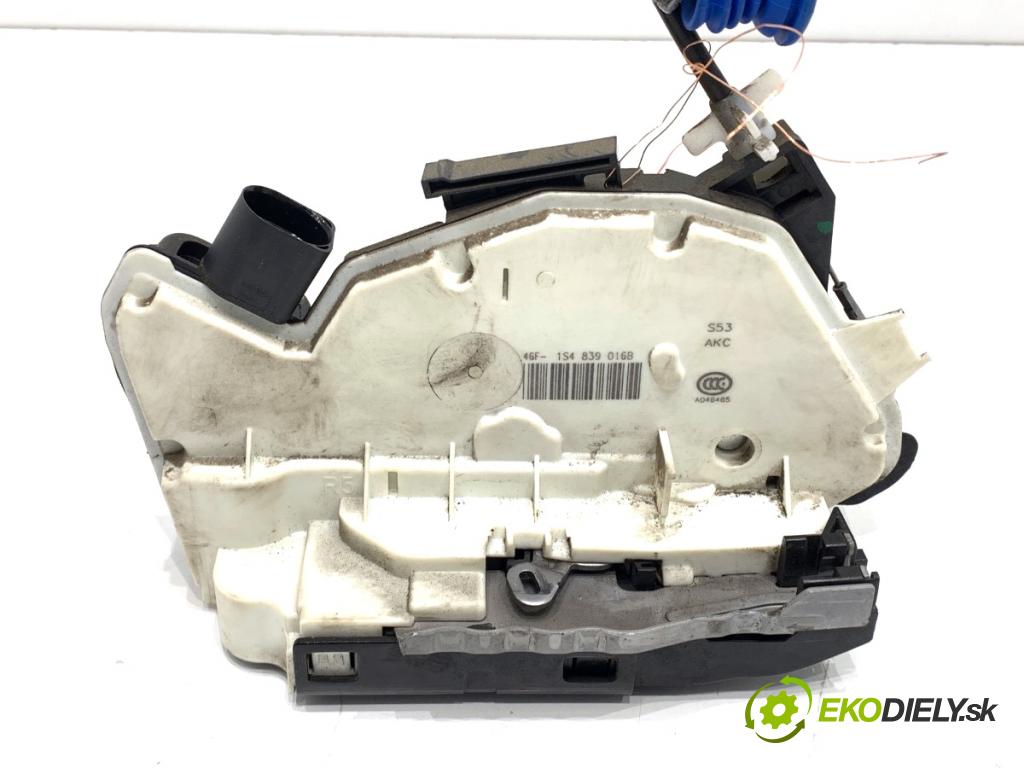 SKODA CITIGO liftback 2014 44 kW 1.0 999 zámok dveře pravý zadní část 1S4839016B