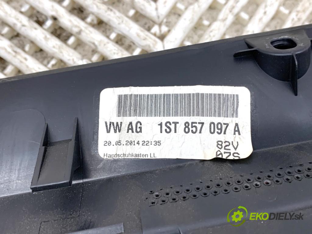 SKODA CITIGO liftback 2014 44 kW 1.0 999 Priehradka, kastlík spolujazdca 1ST857097A (Priehradka (kastlík))