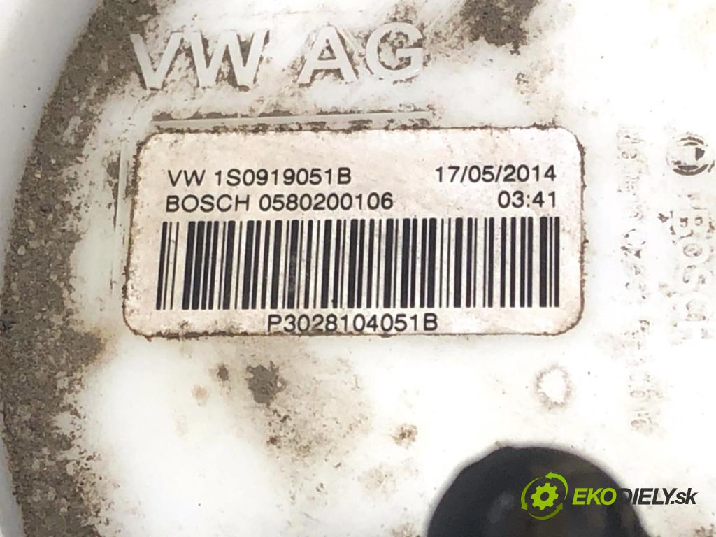 SKODA CITIGO liftback 2014 44 kW 1.0 999 pumpa paliva 1S0919051B