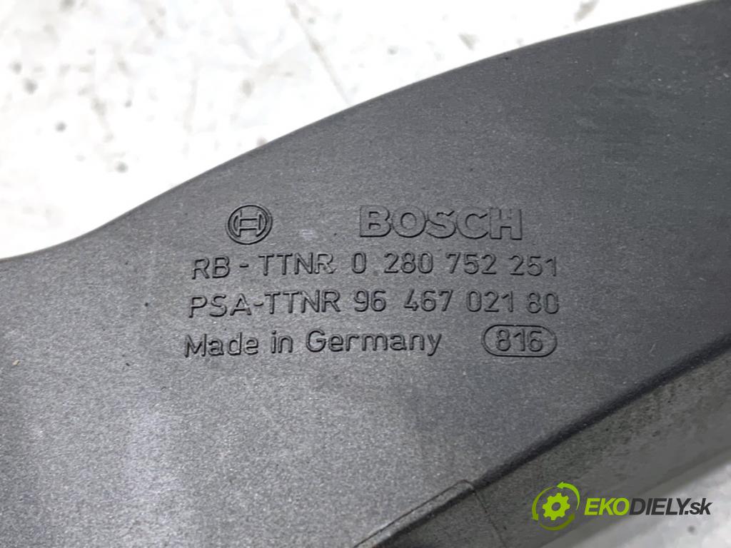 CITROEN C3 kabriolet 2003 54 kW 1.4 1360 Potenciometer plynu 9646702180 (Potenciometer plynového pedálu)