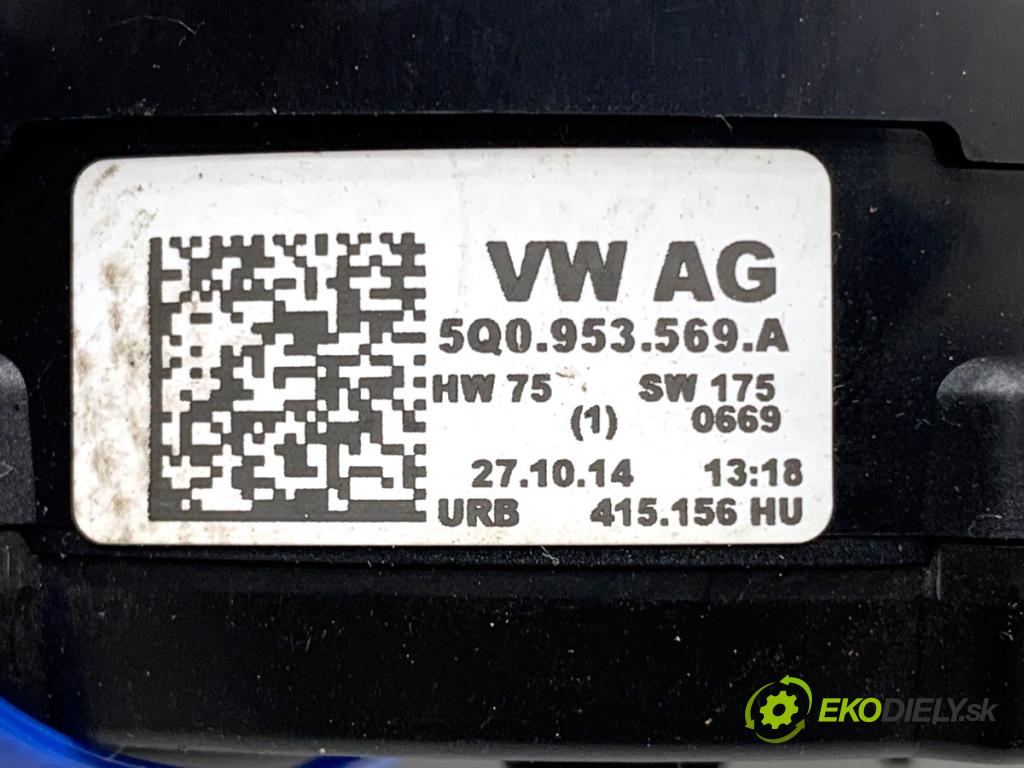 VW GOLF VII Kombi 2014 110 kW 2.0 TDI 1968 Krúžok, slimák airbag 5Q0953569A (Airbag)