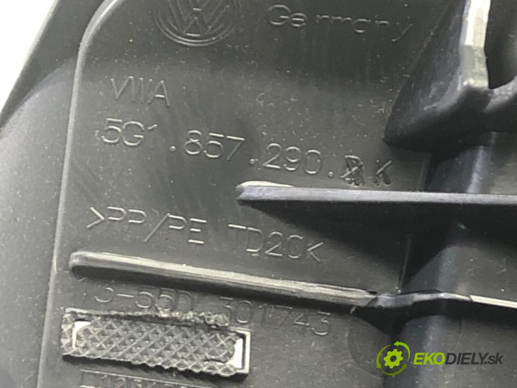 VW GOLF VII Kombi 2014 110 kW 2.0 TDI 1968 Priehradka, kastlík spolujazdca 5G1857290 (Priehradka (kastlík))