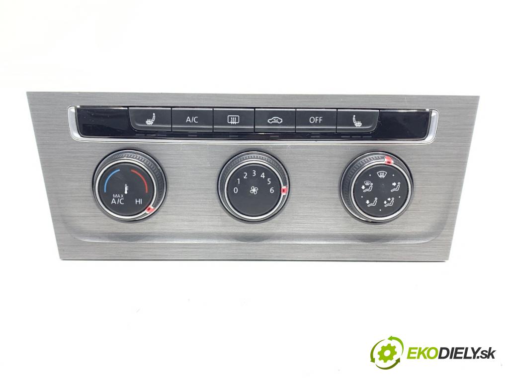VW GOLF VII Kombi 2014 110 kW 2.0 TDI 1968 Panel ovládania kúrenia 5G0907426AA (Prepínacie páčky pod volantom)