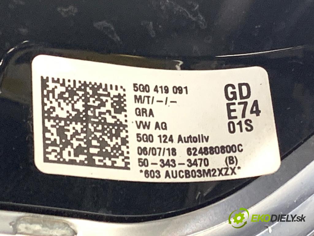 VW GOLF VII Kombi 2014 110 kW 2.0 TDI 1968 Volant 5G0419091GD (Volant)