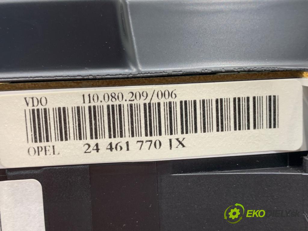 OPEL ZAFIRA A nadwozie wielkoprzestrzenne (MPV) 2004 92 kW 1.8 16V (F75) 1796 Prístrojovka 24461770JX (Prístrojová doska)