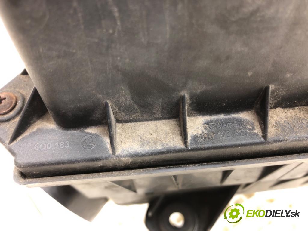 SKODA ROOMSTER nadwozie wielkoprzestrzenne (MPV) 2010 51 kW 1.2 1198 Obal filtra vzduchu 6Y0129620 (Obal filtra vzduchu)