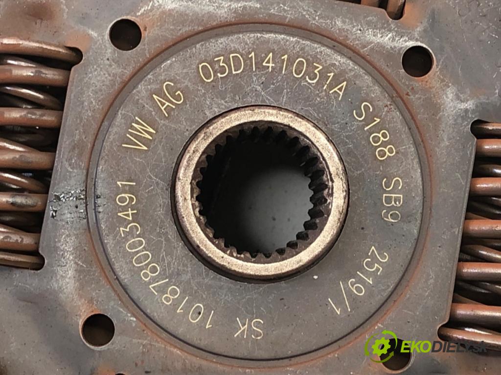 SKODA ROOMSTER nadwozie wielkoprzestrzenne (MPV) 2010 51 kW 1.2 1198 spojková sada bez ložiska 03D141025C (Kompletní sady (bez ložiska))