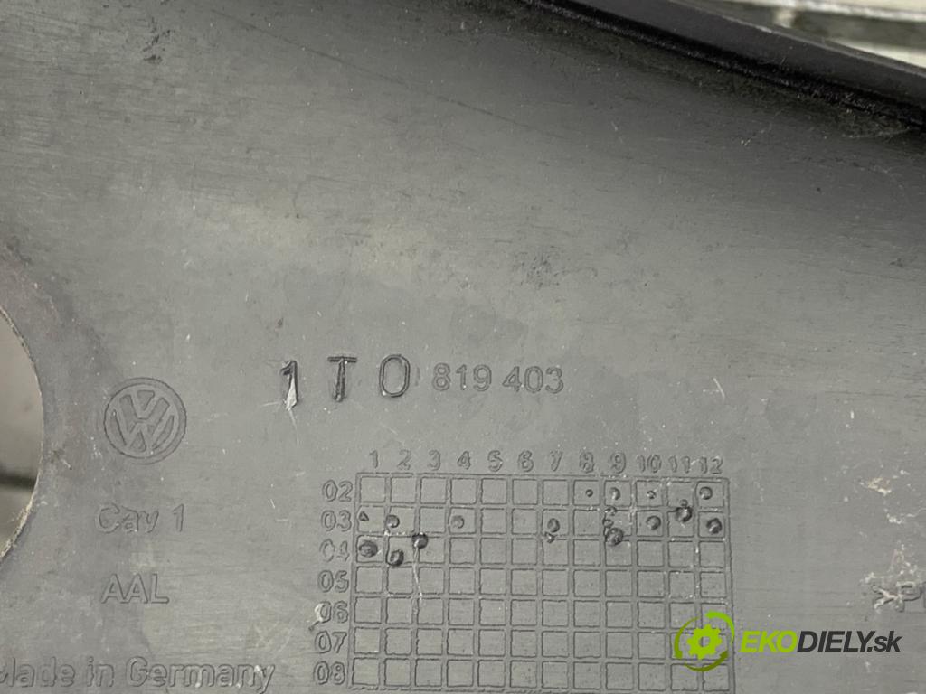 VW TOURAN nadwozie wielkoprzestrzenne (MPV) 2004 74 kW 1.9 TDI 1896 Torpédo, plast pod čelné okno  (Torpédo (plast pod čelným sklom))