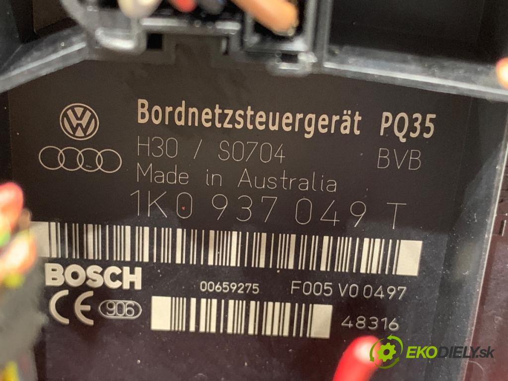 VW TOURAN nadwozie wielkoprzestrzenne (MPV) 2004 103 kW 2.0 TDI 16V 1968 Modul BORDNETZ 1K0937049T (Riadiaca jednotka ostatné)