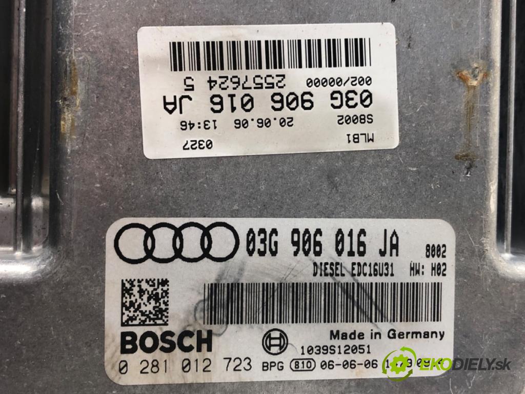 AUDI A4 B7 Kombi 2006 85 kW 1.9 TDI 1896 riadiaca jednotka Motor 03G906016JA (Riadiaca jednotka)