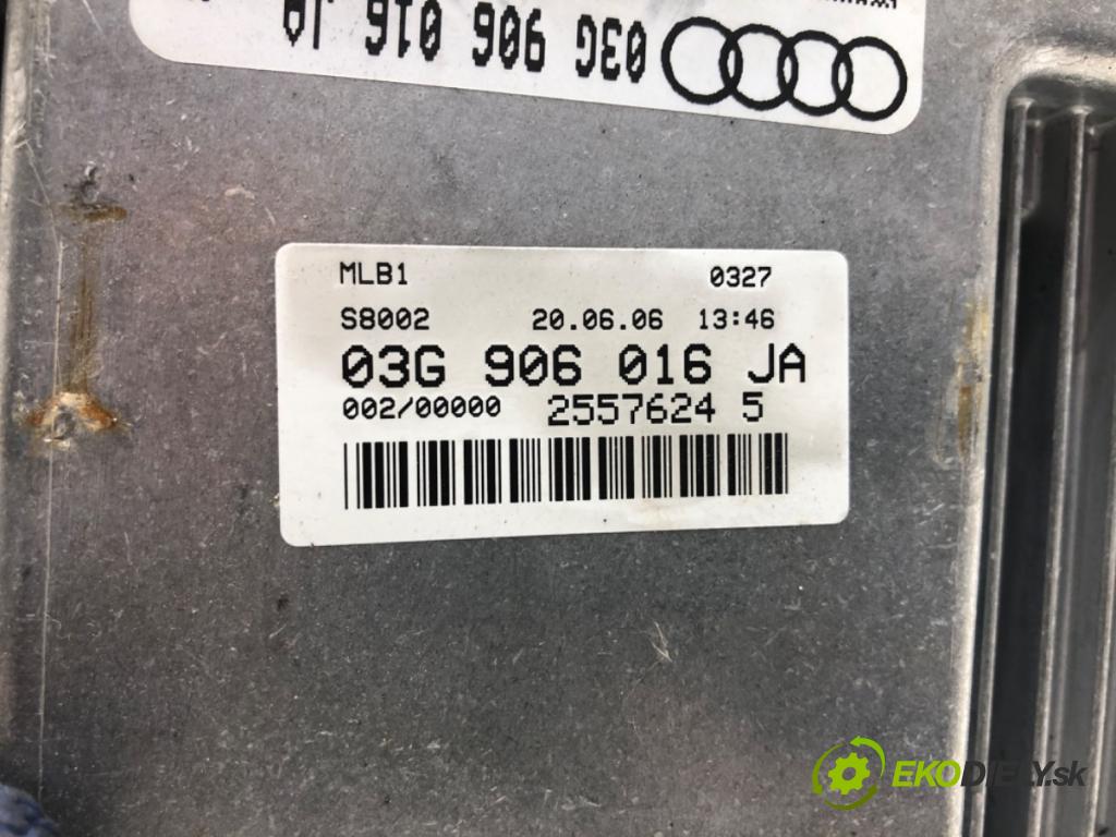 AUDI A4 B7 Kombi 2006 85 kW 1.9 TDI 1896 riadiaca jednotka Motor 03G906016JA (Riadiaca jednotka)