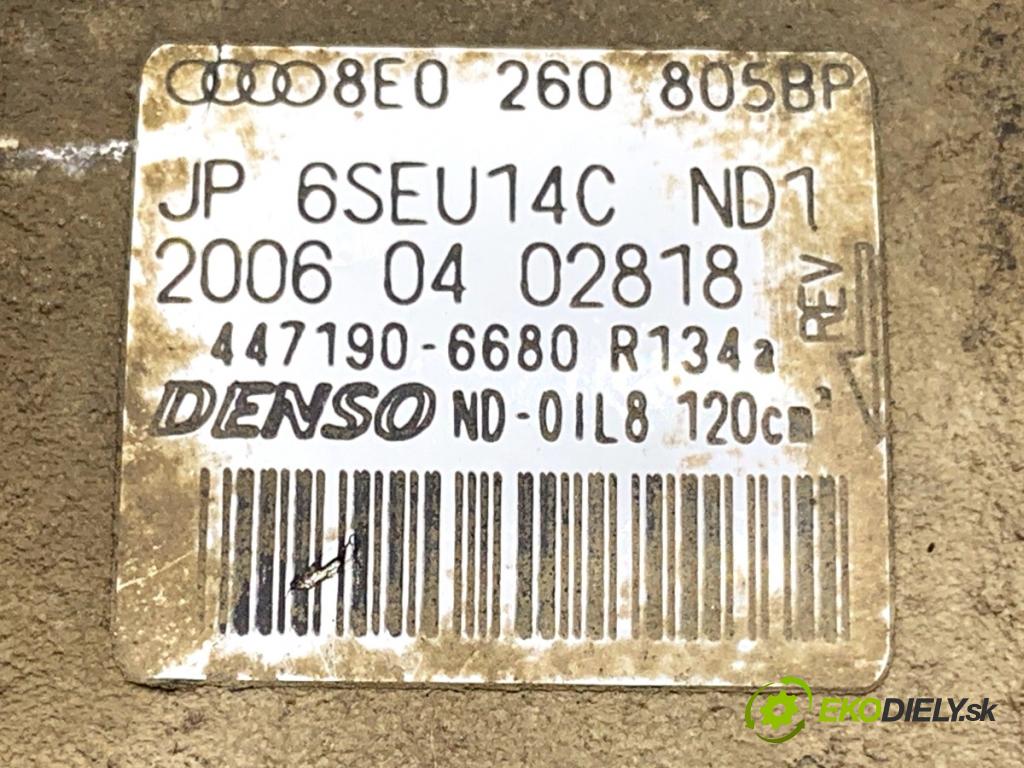AUDI A4 B7 Kombi 2006 85 kW 1.9 TDI 1896 Kompresor klimatizácie 8E0260805BP (Kompresor klimatizácie)