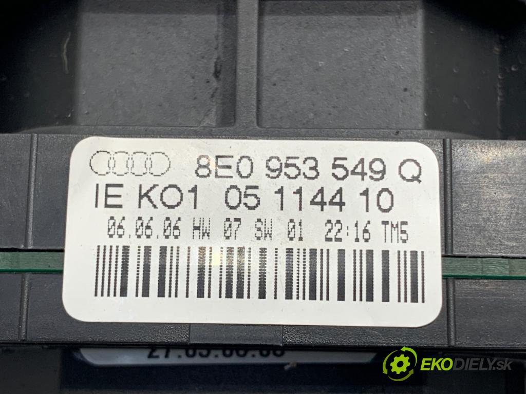AUDI A4 B7 Kombi 2006 85 kW 1.9 TDI 1896 Prepínač kombinovaný 8E0953549Q (Prepínacie páčky pod volantom)
