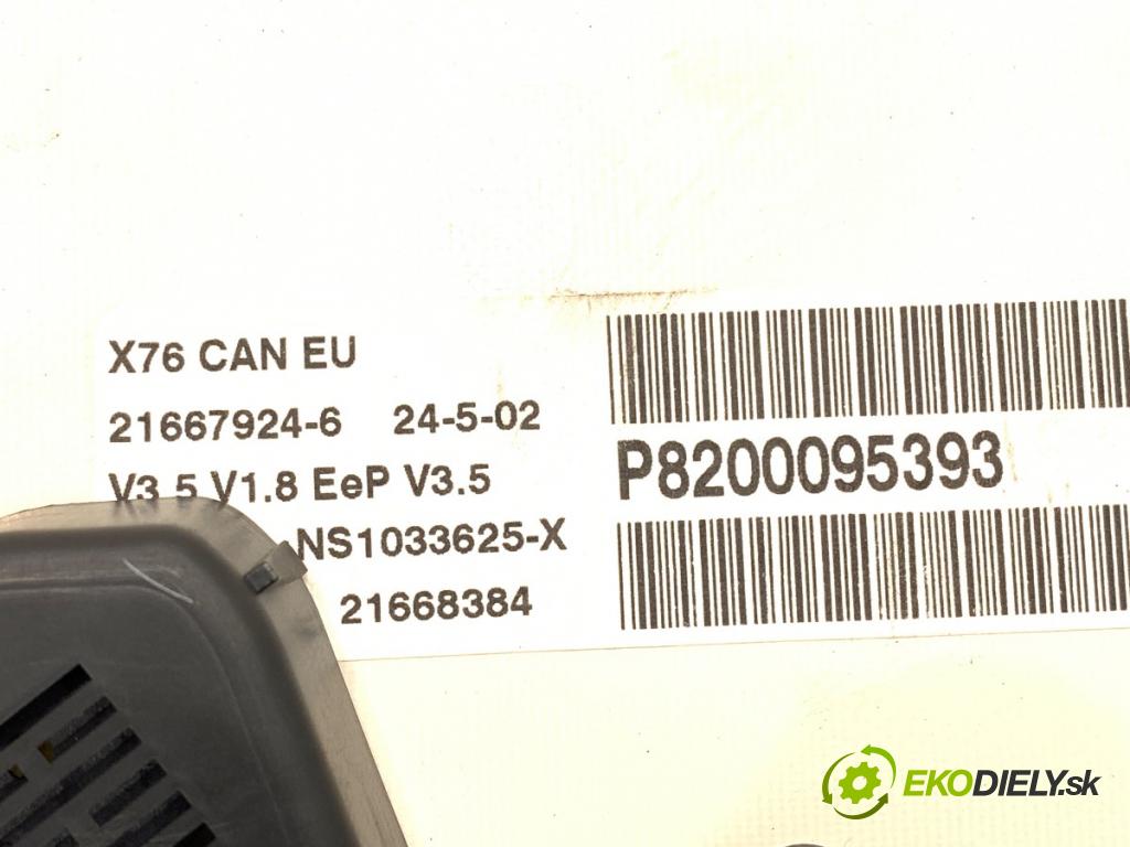 RENAULT KANGOO nadwozie wielkoprzestrzenne (MPV) 2002 70 kW 1.6 16V 4x4 (KC0P, KC0S, KC0L) 1598 Prístrojovka P8200095393 (Prístrojová doska)